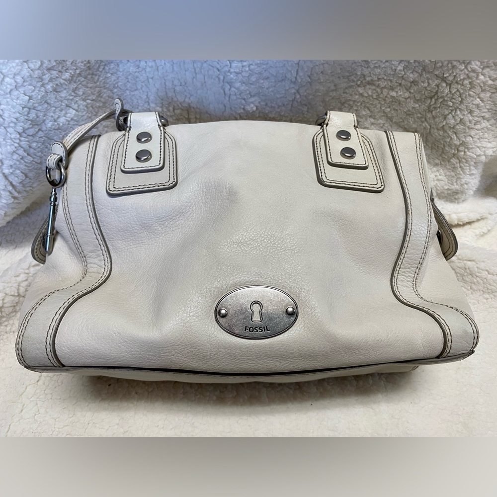 Fossil Marlow Satchel / Handbag Bone